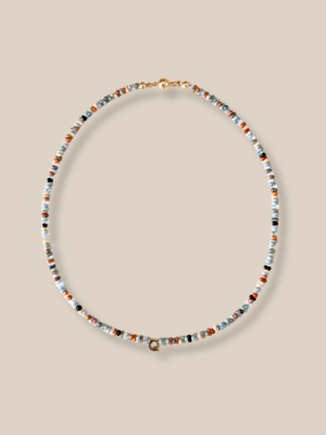 Thang - Ga Beads Initials Necklace