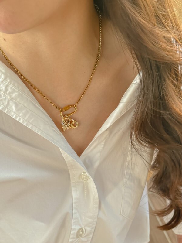 Paper Clip Chain Necklace - Image 5