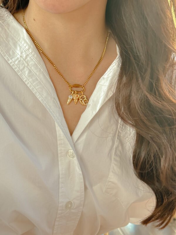 Paper Clip Chain Necklace - Image 6