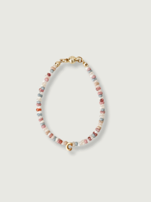 Baby Cloud Beads Initials Bracelet