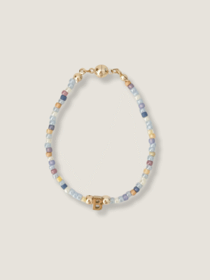 Gleamy Beads Initials Bracelet
