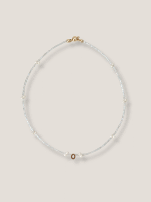 Pearly Pop Beads Initials Necklace