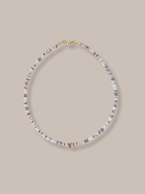 Tiny Things Beads Initials Necklace
