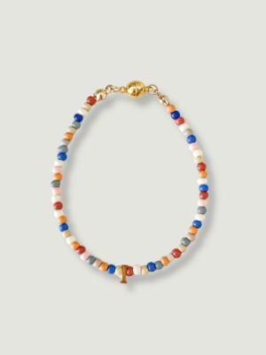Mosaic Beads Initial Bracelet