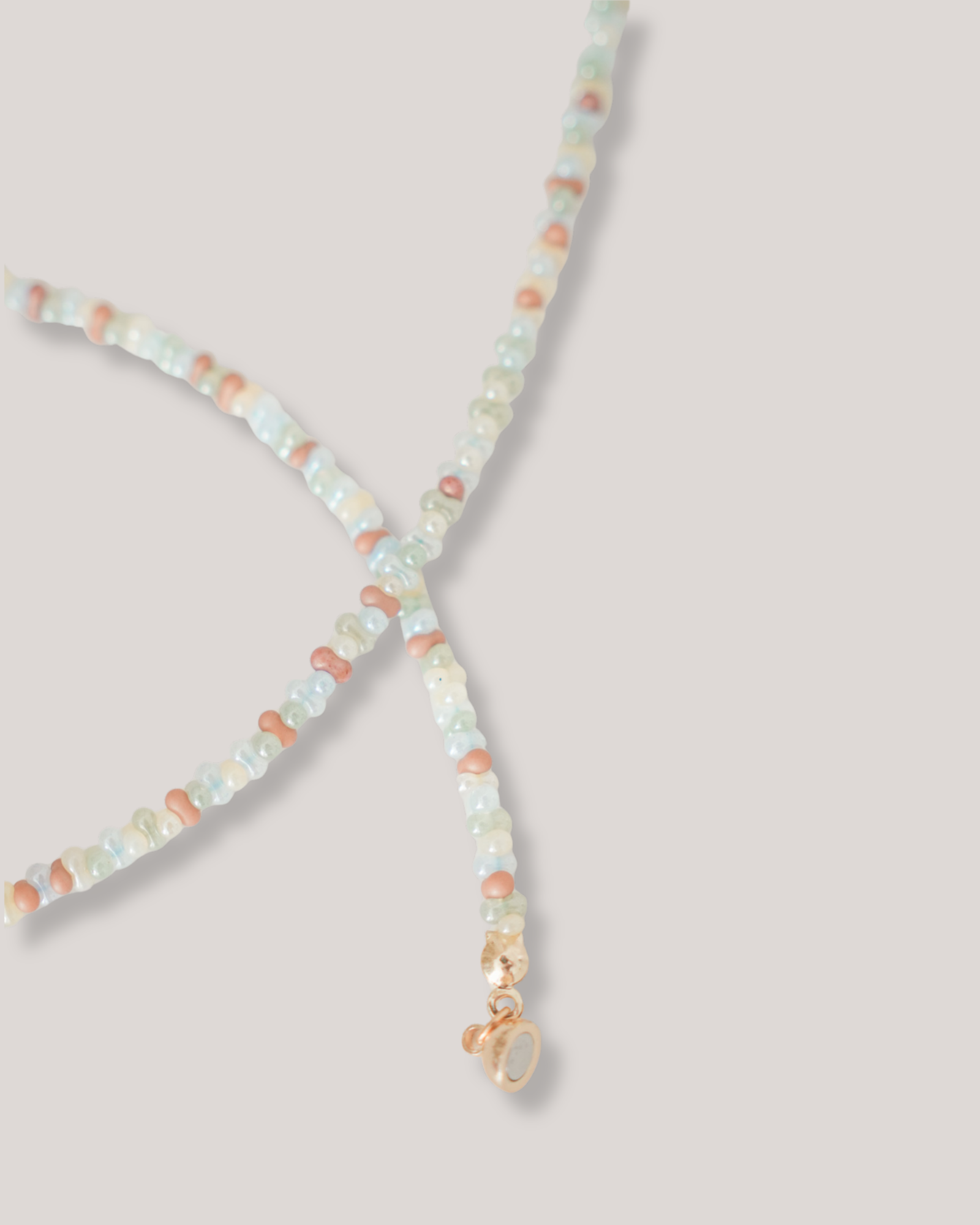 Sunday Gelato Beads Initial Necklace - Image 3