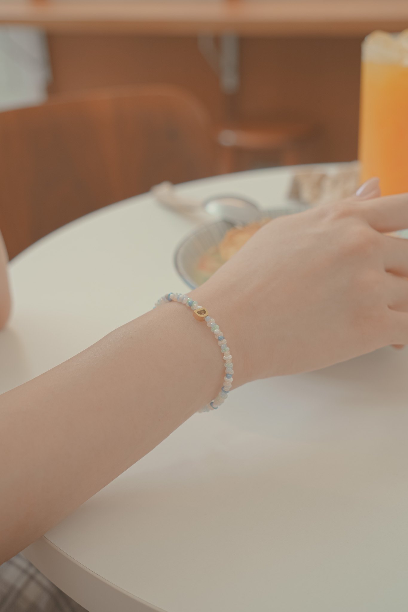 Salt Air Beads Initials Bracelet - Image 4
